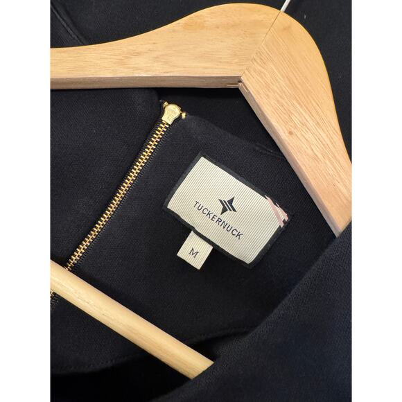 Tuckernuck Francois Black with White Piping Pockets Mod Dress Women’s Sz M - Picture 3 of 14